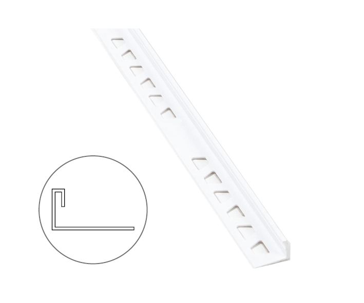 코너비드 PVC 엘자 백색 08mm
